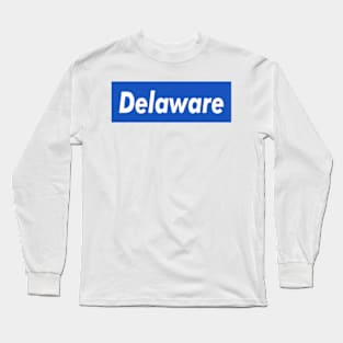 Delaware Box Logo Long Sleeve T-Shirt